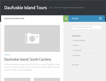 Tablet Screenshot of daufuskieislandtours.com